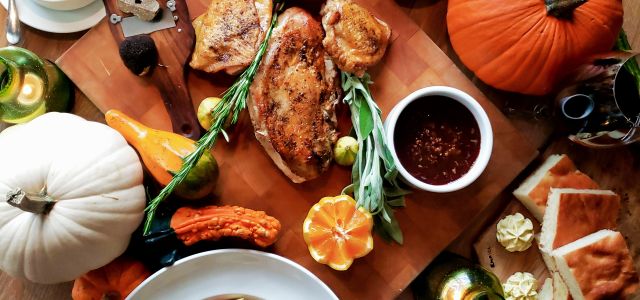 A Thanksgiving meal by Panorama