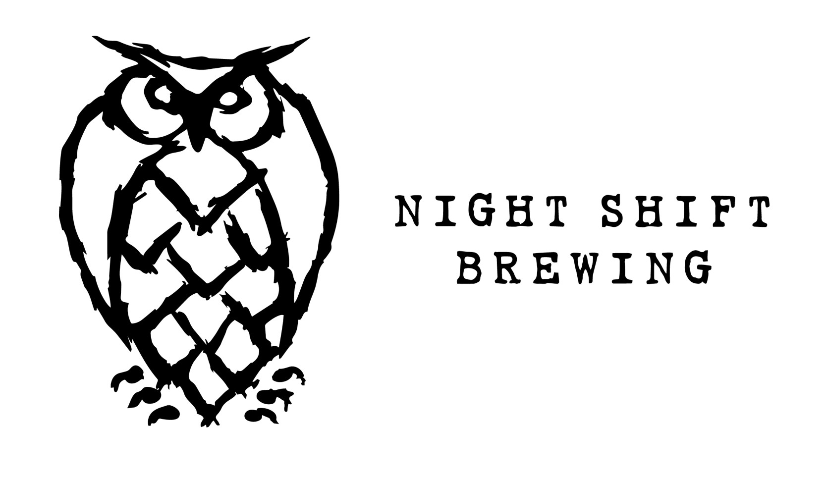 Logo of Night Shift Brewing with owl graphic