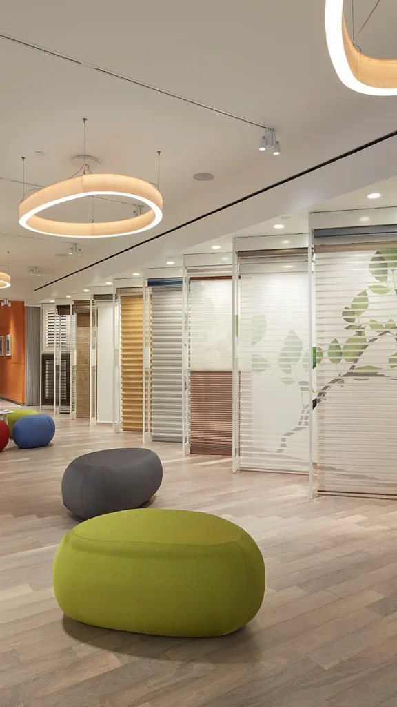 Allure Window Treatment showroom