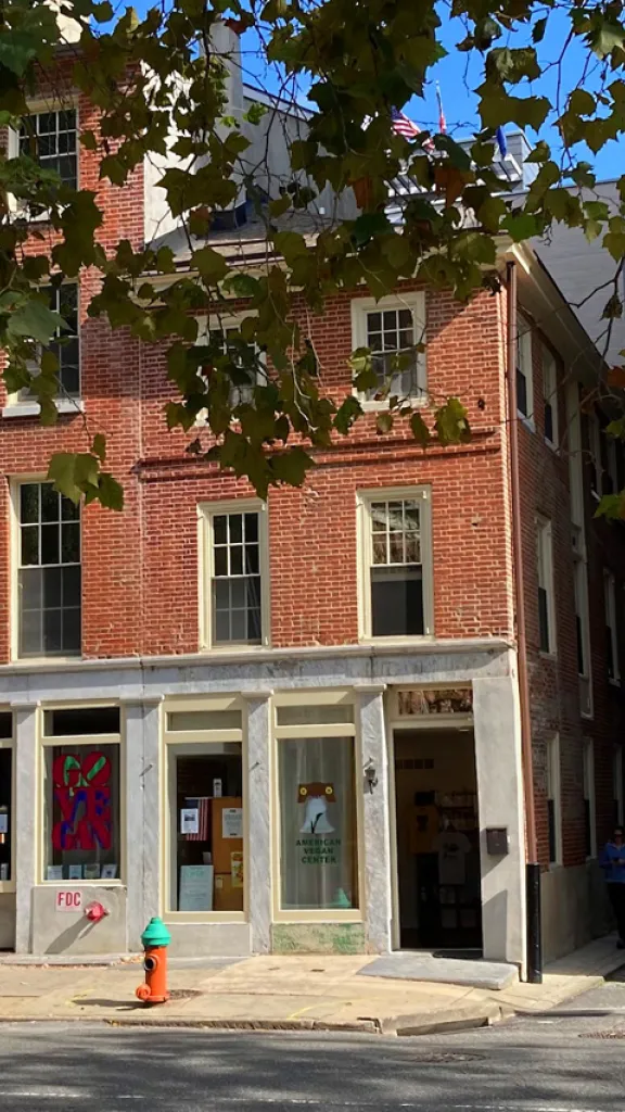 Exterior of American Vegan Center 