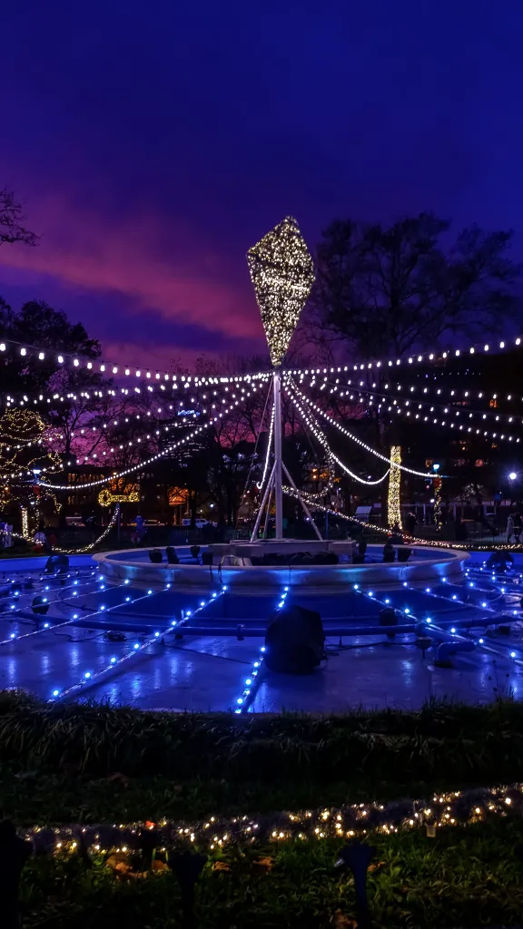Winter in Franklin Square Electrical Spectacle Light Show
