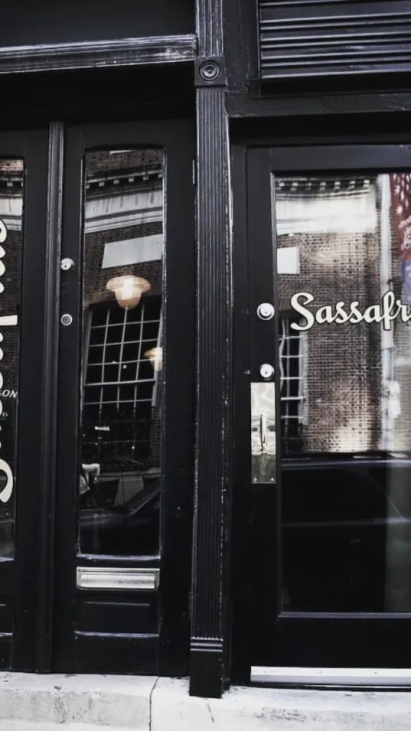 Exterior of Sassafras bar