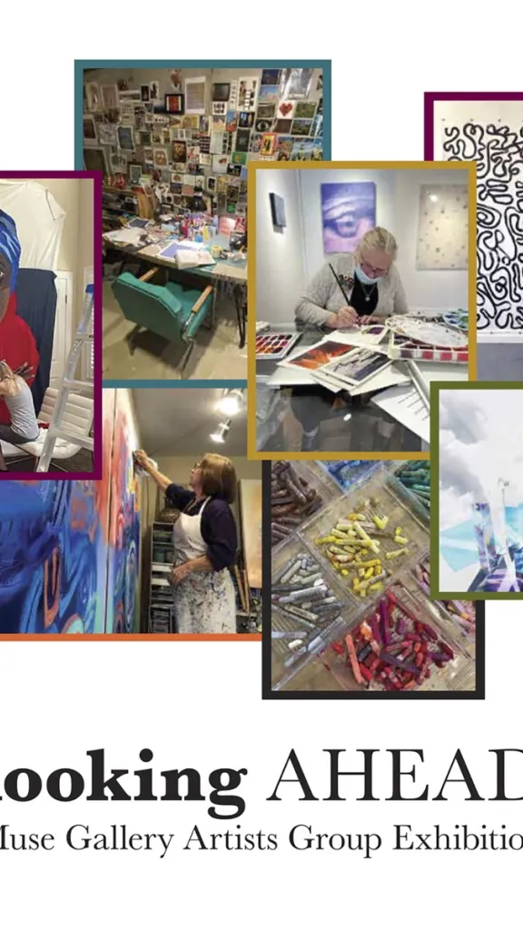 Various works of art by Muse Gallery artists