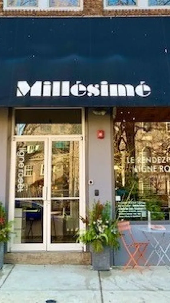 Exterior of Millésimé on N. 2nd Street in Old City, Philadelphia