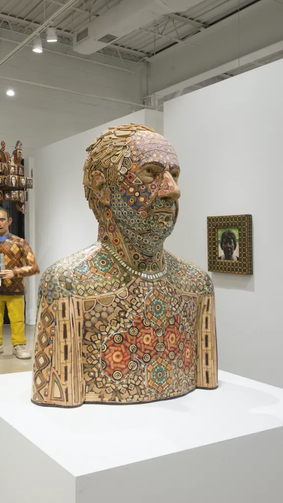 Artwork by Michael Ferris on display at The Center for Art in Wood