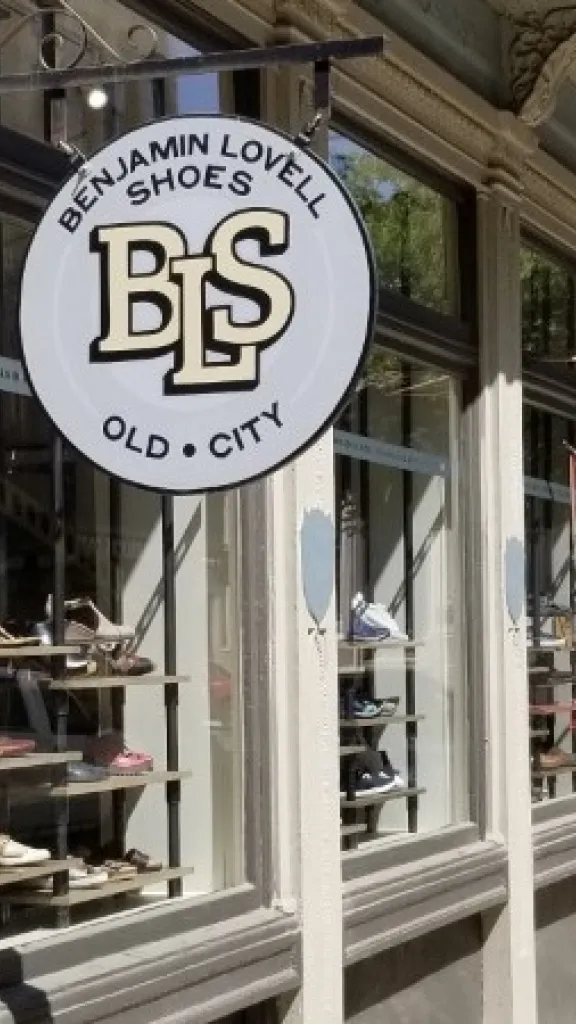 Exterior of Benjamin Lovell Shoes