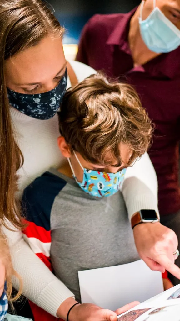 Family at the Museum of the American Revolution