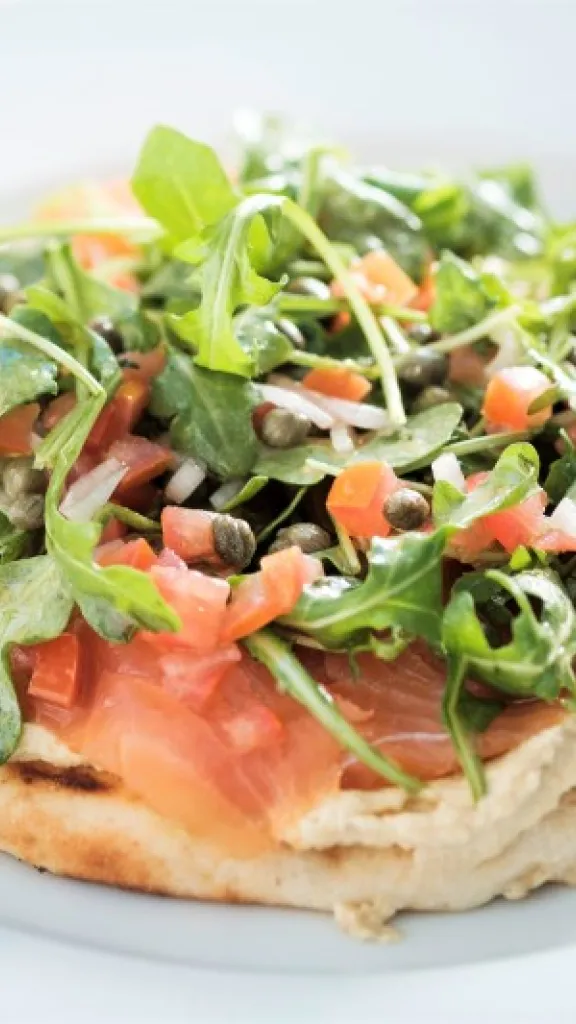 Salmon dish at Positano Coast