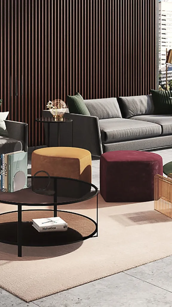 Coffee table on display