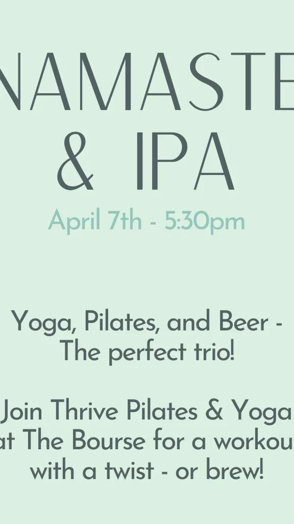 Namaste & IPA flyer