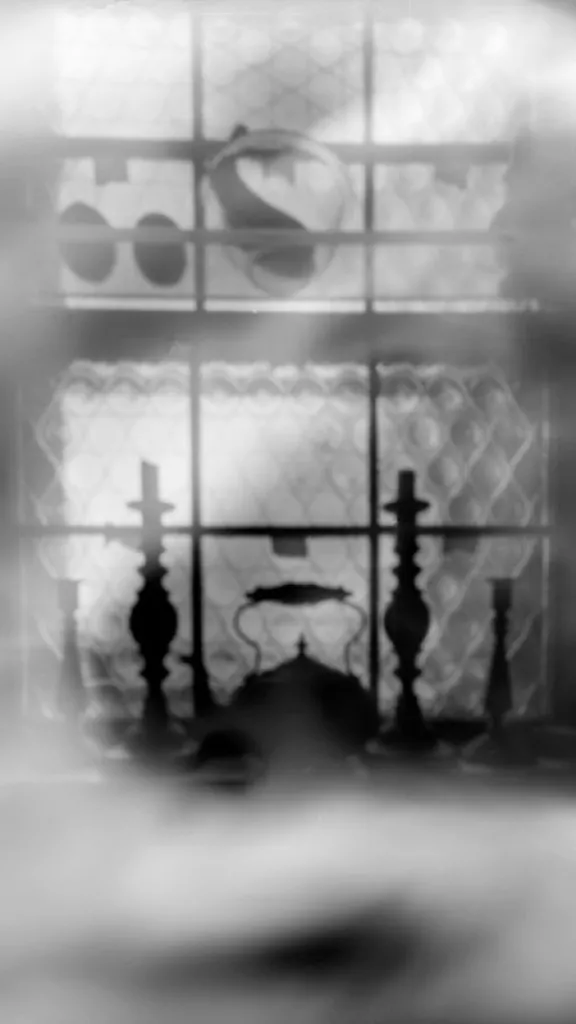 “A Portal,” from Gamero’s previous “Pinhole poetry: Windows” series.