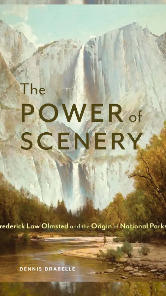 The Power of Scenery book cover with mountain and trees