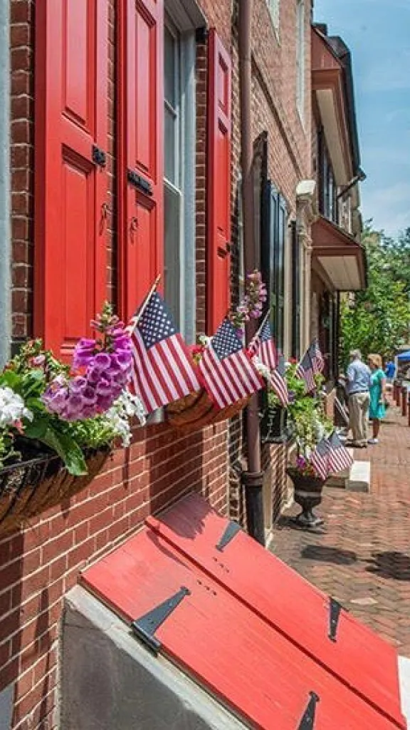 Homes at Elfreth's Alley