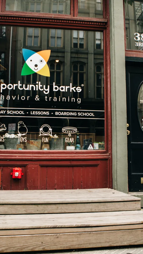 Exterior of Opportunity Barks