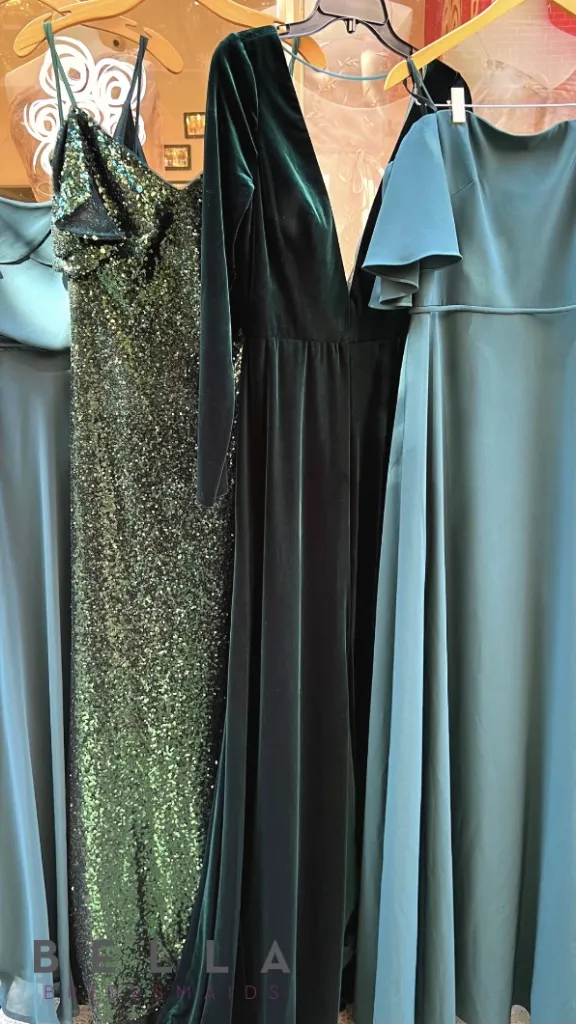 Variety of dresses