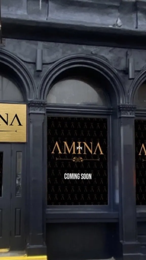 Front of Amina Restaurant