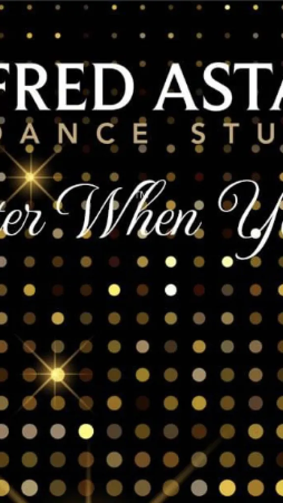 Fred Astaire poster with lights 