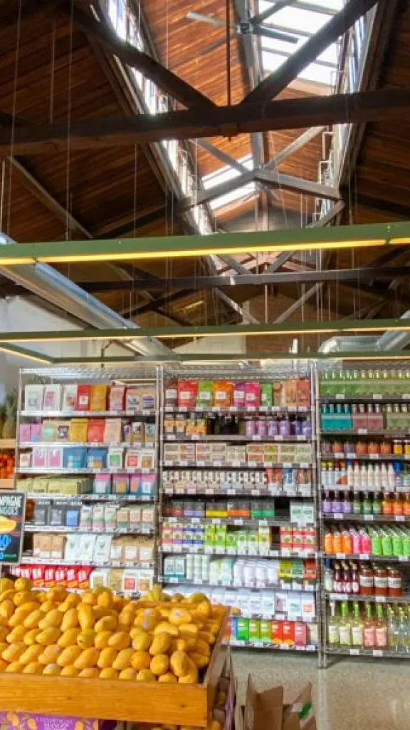 Selections of food at Riverwards Produce