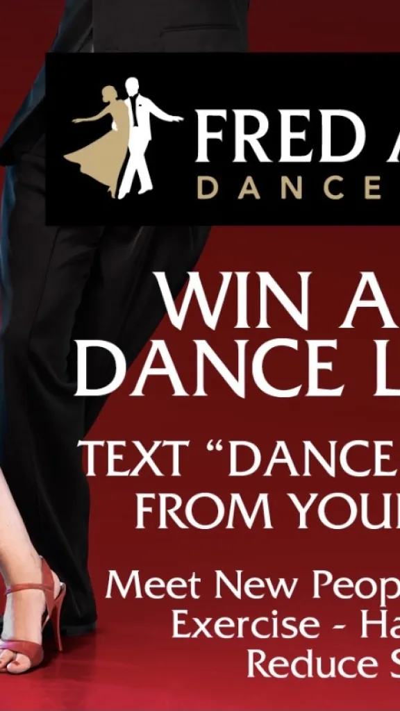 Fred Astaire Dance Studio with two people dancing