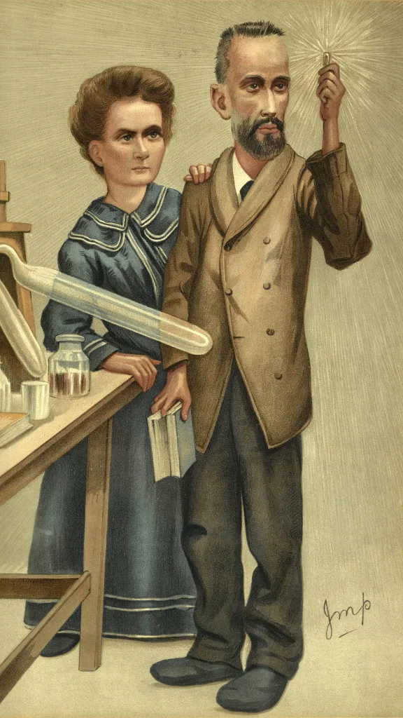 Painting of Marie Curie