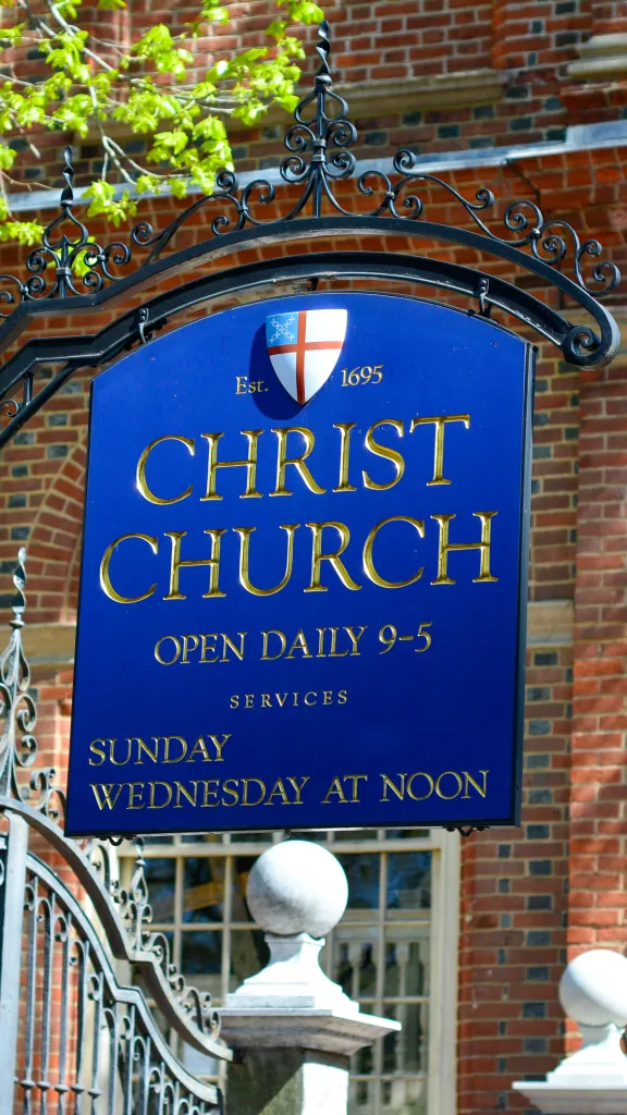 Christ Church sign
