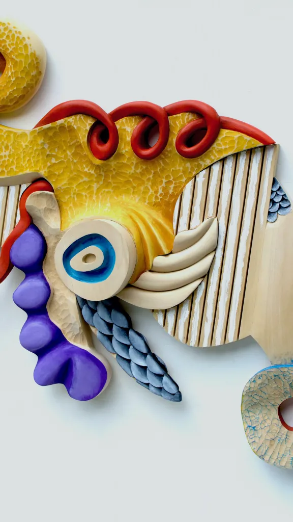 Sculpture in wood by Kathran Siegel