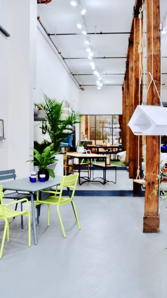 Furniture on display