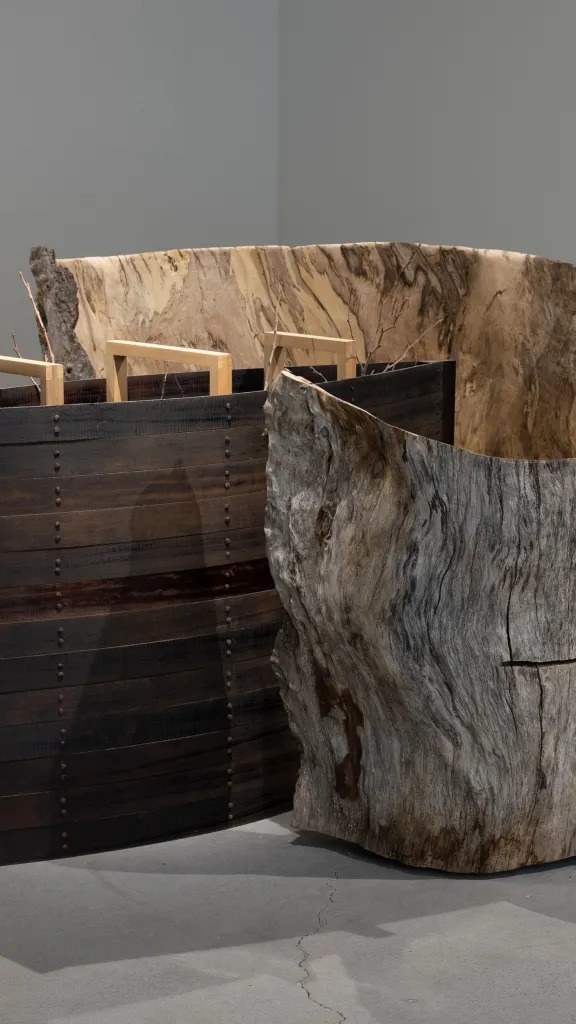 Artwork made of wood by Jack Larimore