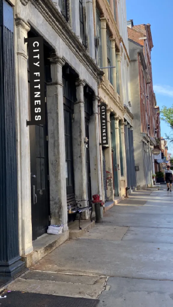 Exterior of City Fitness on N. 3rd Street