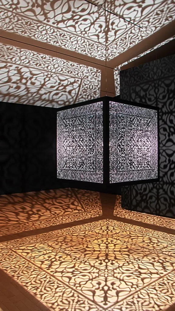 Anila Quayyum Agha, Intersection shown at Philbrook Museum, Tulsa, OK, 2019