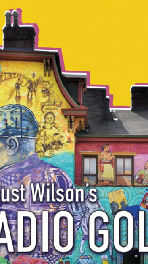 August Wilson's Radio Golf in text with artwork