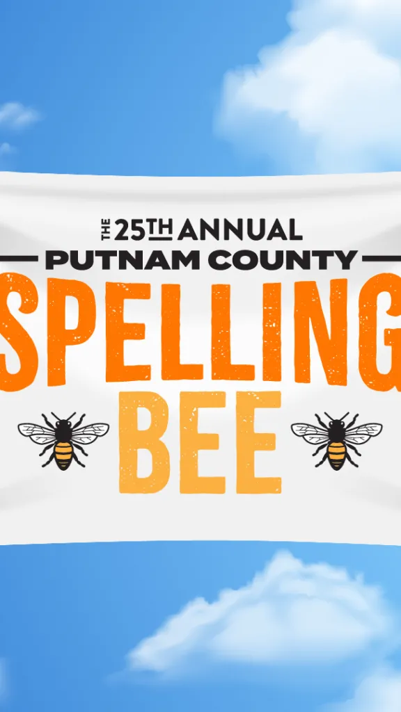 Banner that reads The 25th Annual Putnam County Spelling Bee