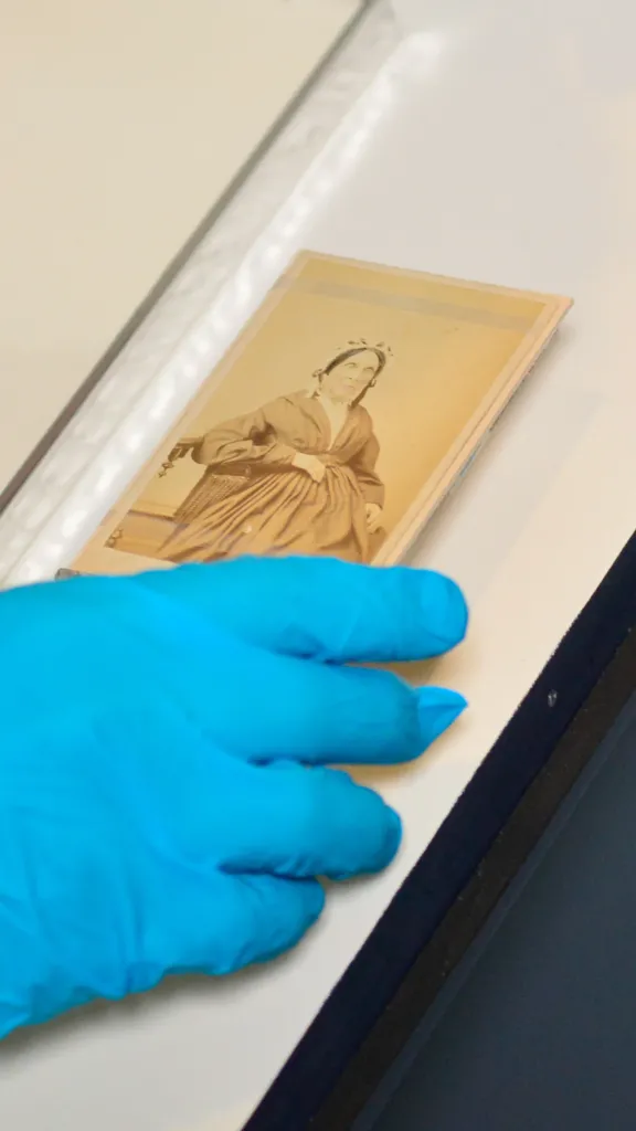 Exhibit installation at Museum of the American Revolution