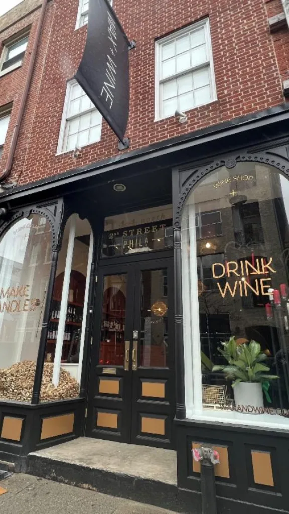 Exterior of Wax & Wine