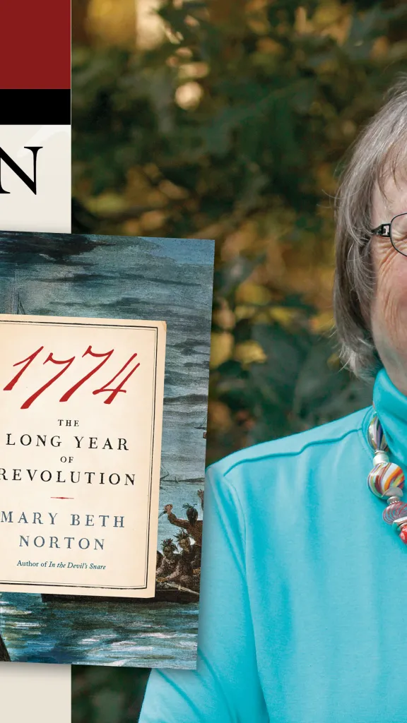 Read the Revolution Speaker Series event graphic with Mary Beth Norton