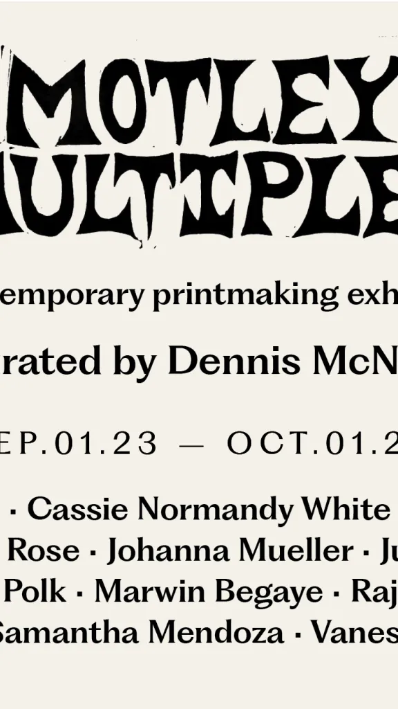 Opening reception for "Motley Multiples" a contemporary printmaking exhibition