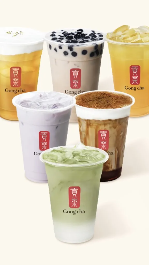 Gong Cha beverages