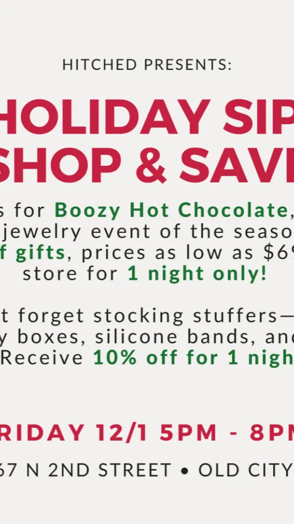Holiday Sip, Shop & Save