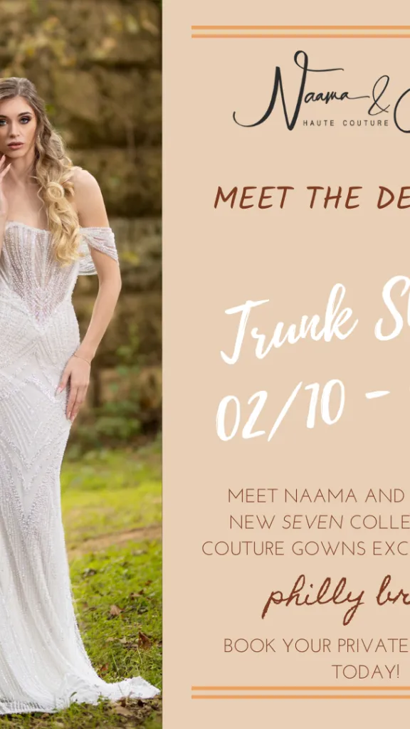 Meet the Designer Trunk Show at Philly Bride