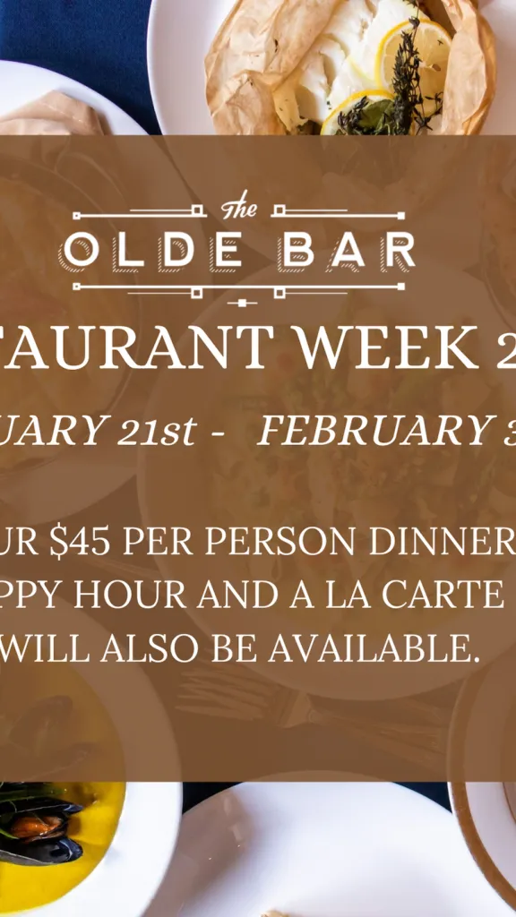 Restaurant Week at The Olde Bar