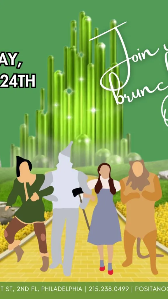 Wizard of Oz Brunch at Positano Coast!