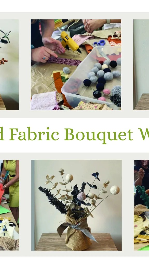 Upcycled Fabric Bouquets