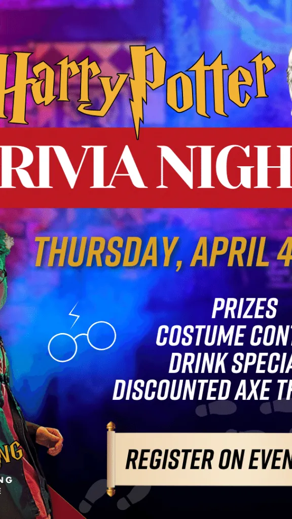 Harry Potter Trivia @ Kick Axe Philly!