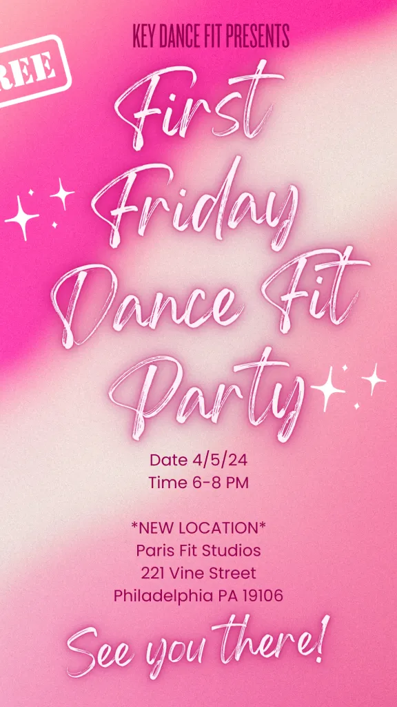 First Friday Key Dance Fit Party at Paris Fit Studios