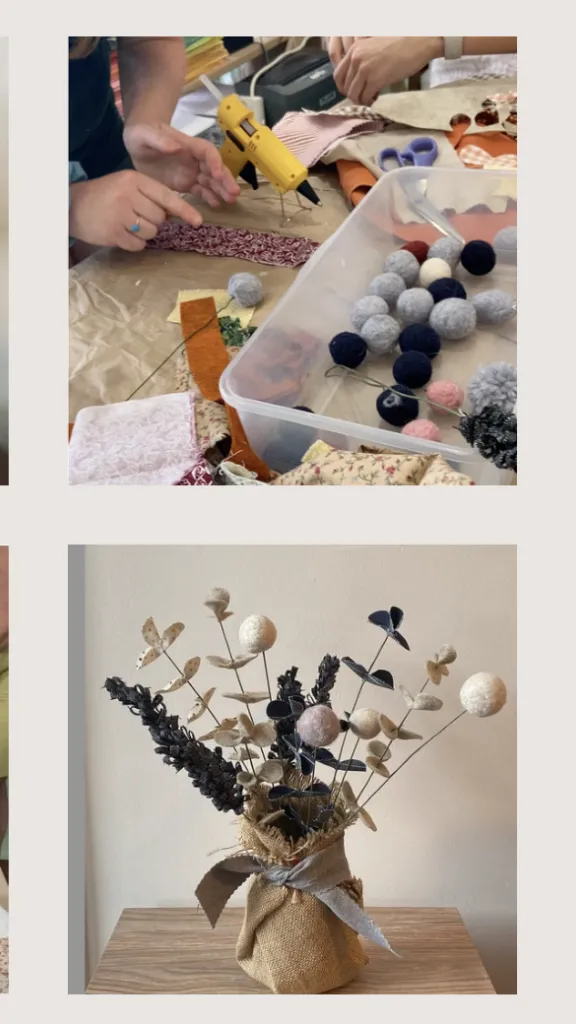 Upcycled Fabric Bouquet Workshop