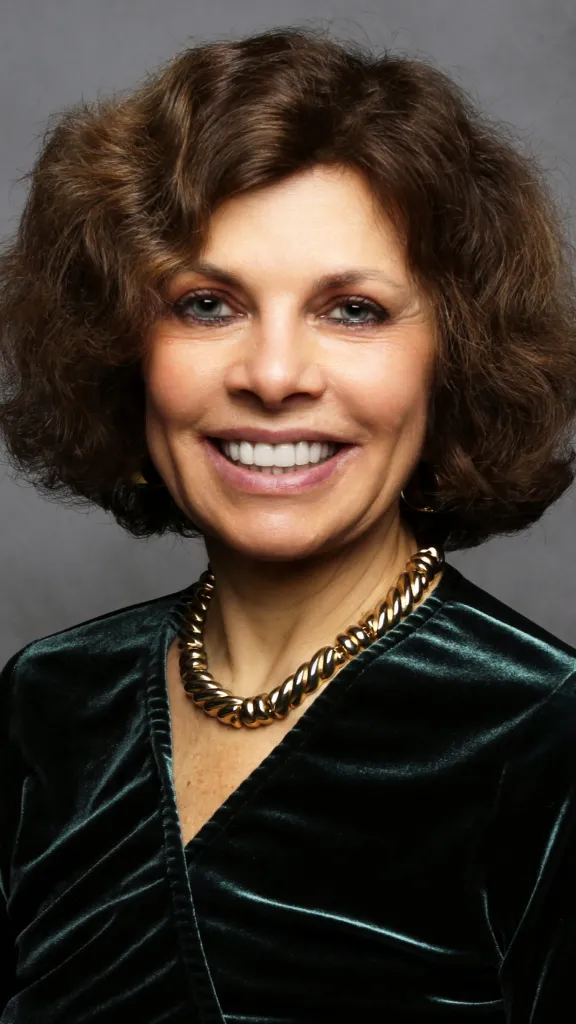 woman with green dress