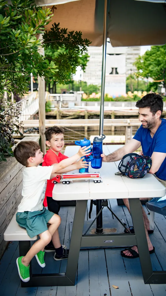 Families can enjoy time outside at the park every Sunday afternoon