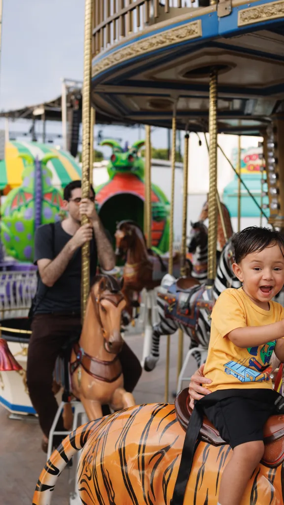 Patrons can enjoy a relaxing and fun-filled evening at Penn's Landing in front of the Delaware Waterfront