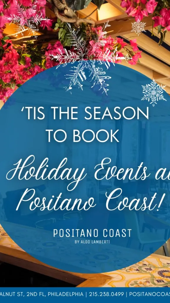 Book your Holiday Events at Positano Coast 