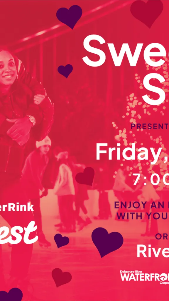 Graphic advertising Sweetheart Skate. 